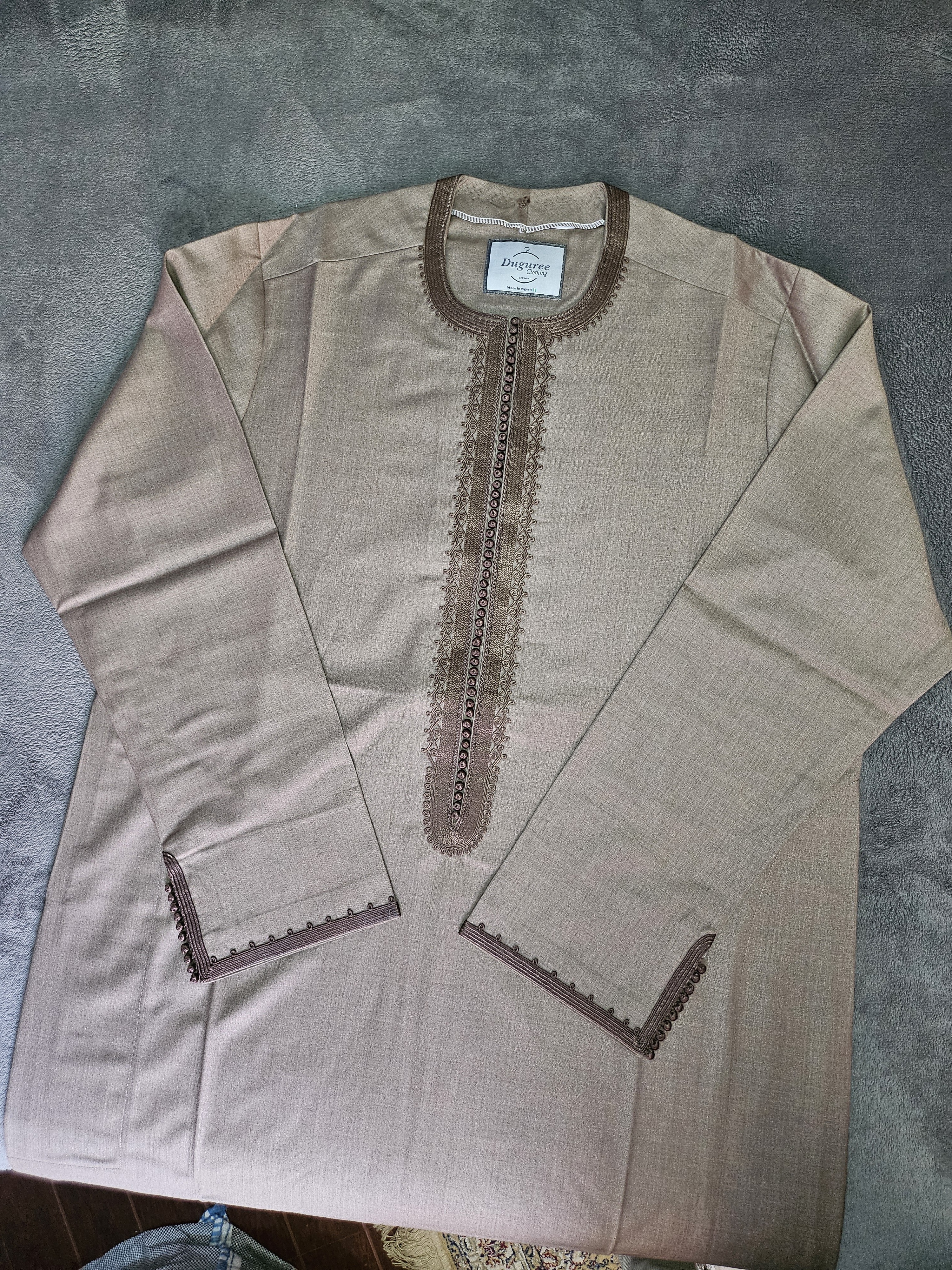 Before: Clothing item before ghost mannequin transformation