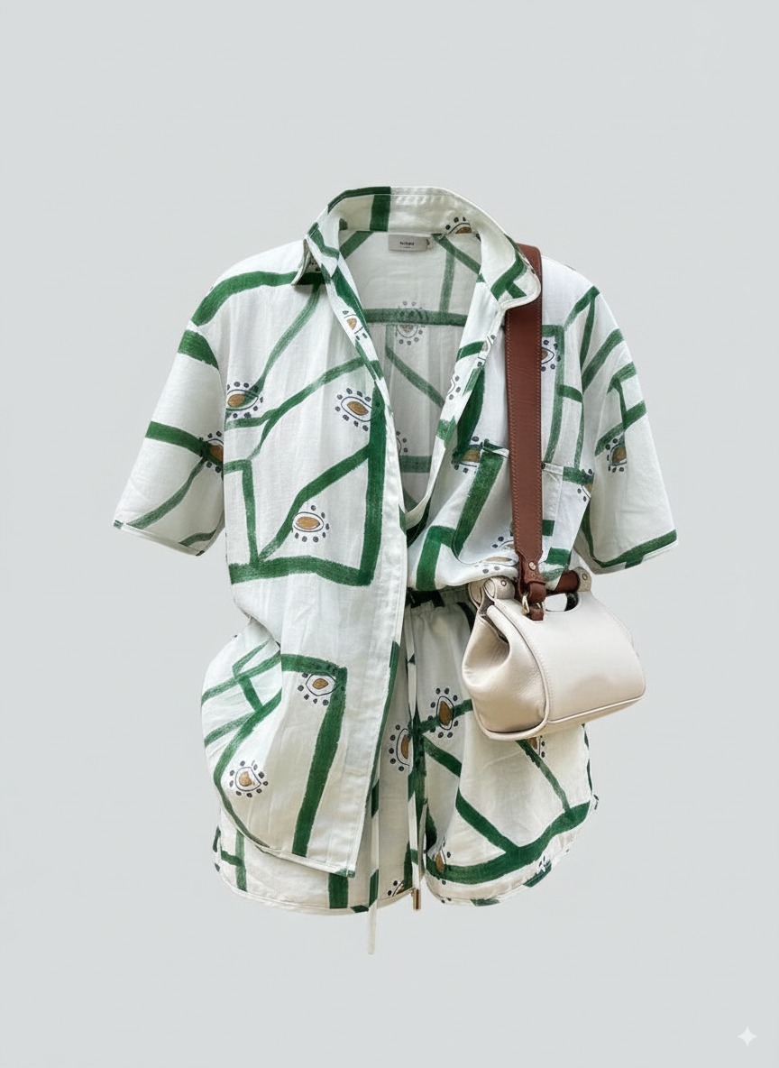 Professional AI ghost mannequin example created by PixFocal - female fashion product photo